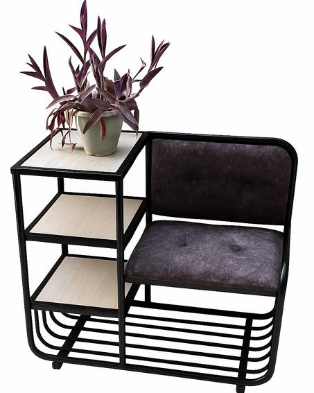 حامل الاحذية ذو المقعد المريح