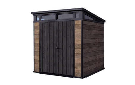 Signature 7x7 Storage Shed - Walnut Brown