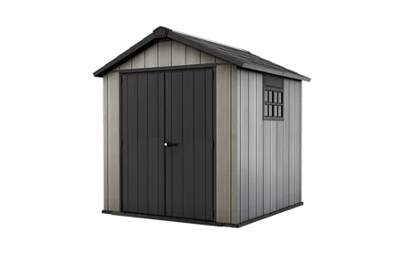 Oakland 7.5x7 Storage Shed - Grey