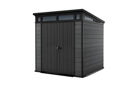 Cortina 7x7 Storage Shed - Graphite