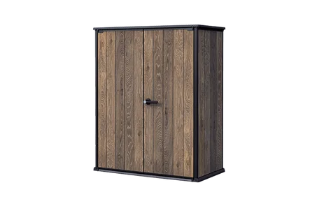 Signature Vertical Storage Shed - Walnut Brown