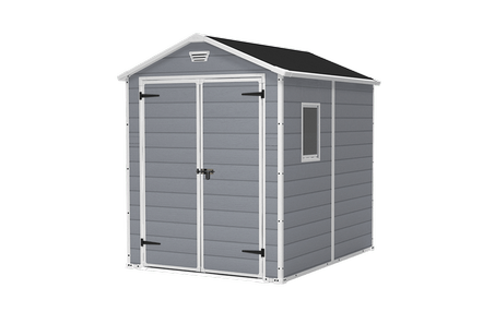 Manor 6x8 Storage Shed - Grey