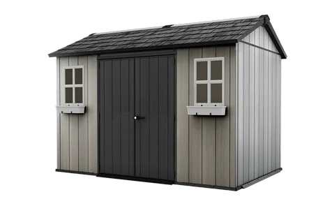 Oakland 11x7.5 Storage Shed - Grey