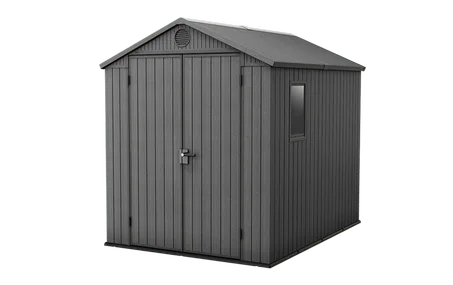 Darwin 6x8 Storage Shed - Graphite