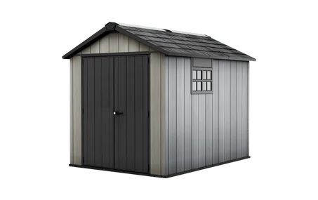 Oakland 7.5x9 Storage Shed - Grey