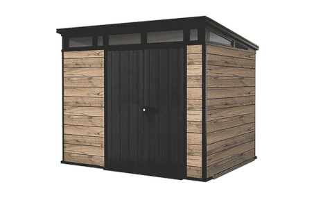 Signature 9x7 Storage Shed - Pine Brown