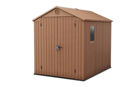 Darwin 6x8 Storage Shed - Brown