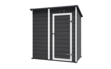 Essential 6x4 Storage Shed - Black
