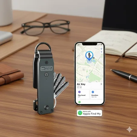 🔐 حامل مفاتيح ذكي مع FindMy – ودّع يوم فقد المفاتيح!
