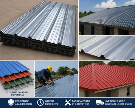 Tôle Bac Acier Galvanisé