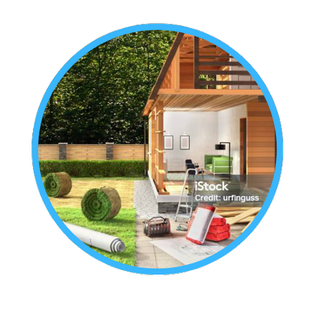 المنزل والحديقة