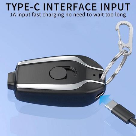 حلقة مفاتيح بنك الطاقة المحمول "النوع C"