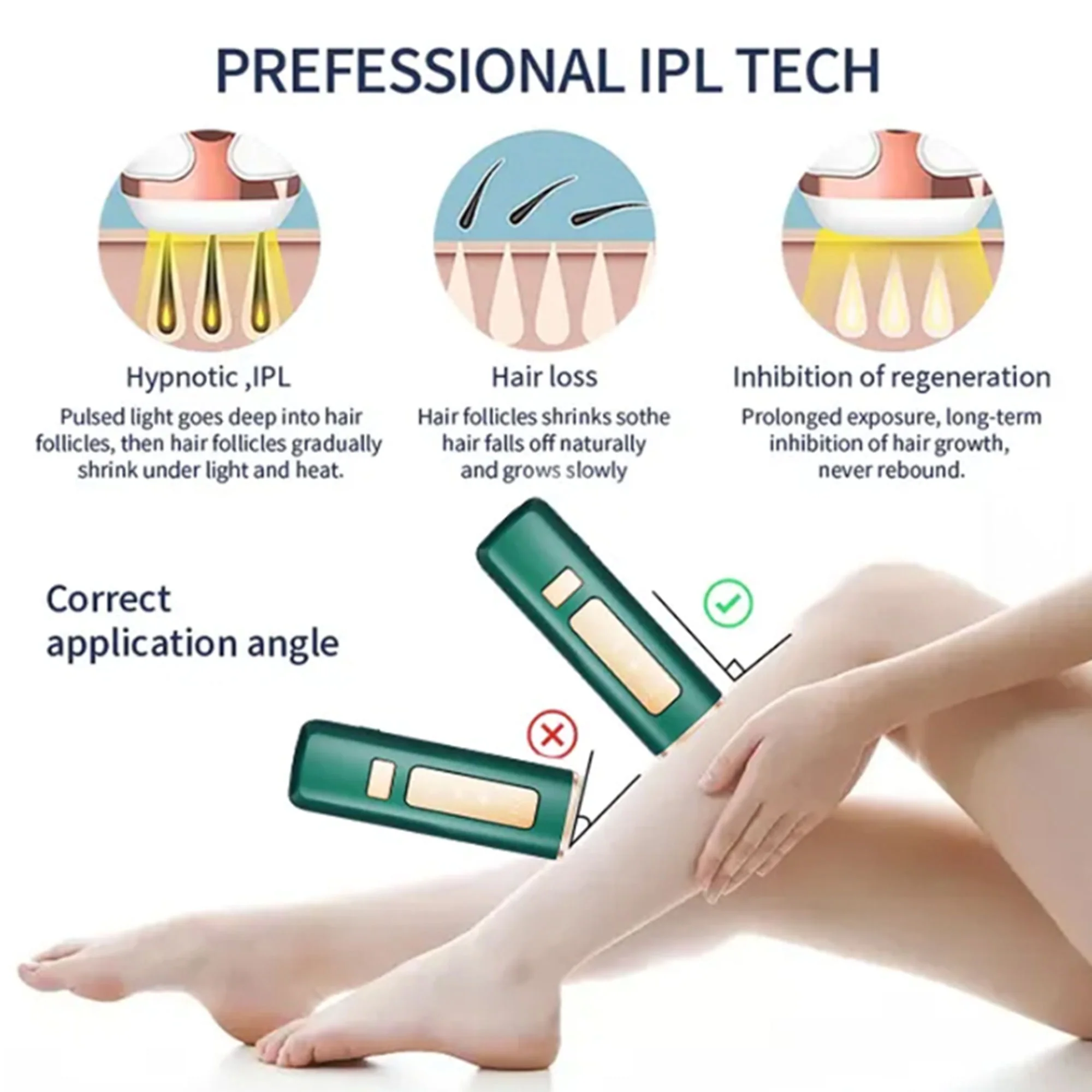 New IPL جهاز إزالة الشعر بالليزر
