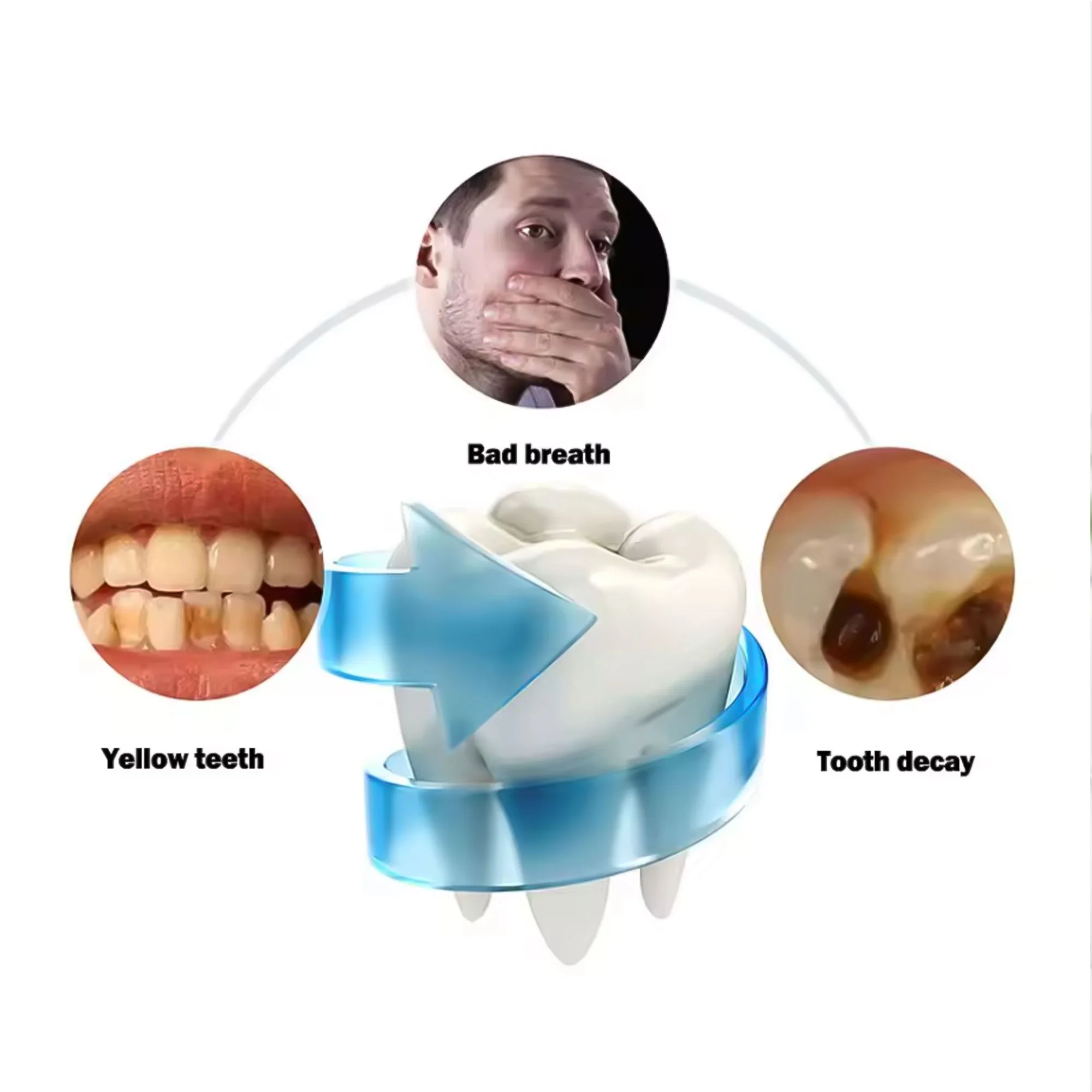 فرشاة الأسنان الأوتوماتيكية بتقنية LED