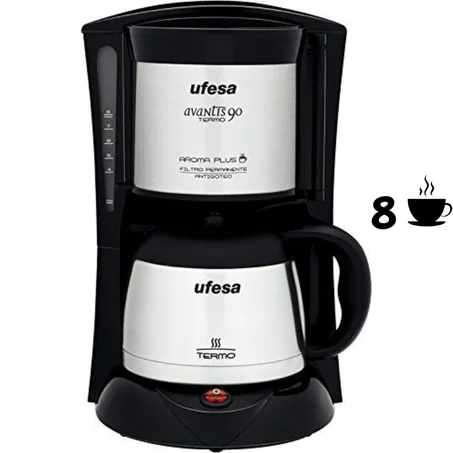 Cafetière gout a gout inox 8 tasses