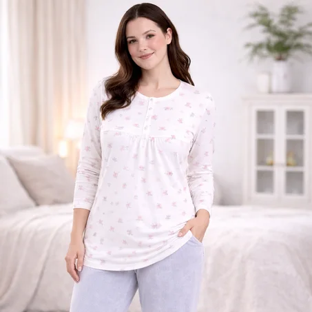 🌸Pigiama Donna Floreale Elegante – Universo Donna