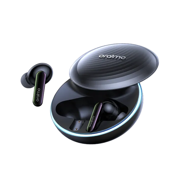 oraimo SpaceBuds Ecouteurs à réduction de bruit ANC 50dB avec personnalisation des commandes vocales