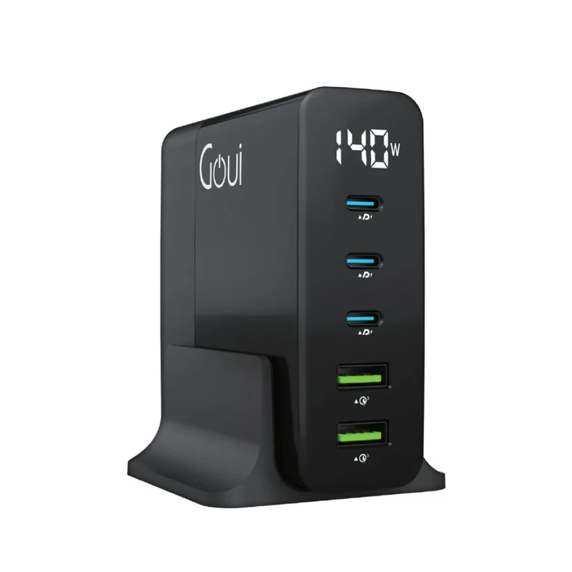 Goui GAN 140 Chargeur de Bureau à 5 Ports - 140W