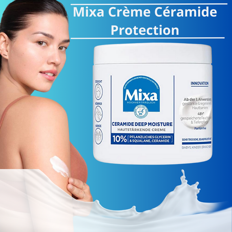 Mixa Crème Céramide Protection تغذية عميقة وحماية متكاملة للبشرة الحساسة!