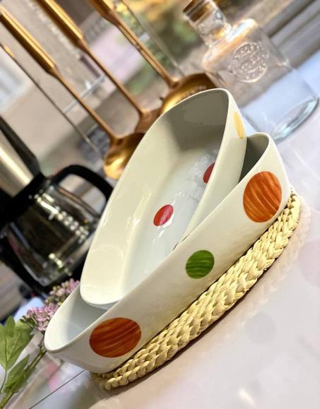 طقم طاجن بورسلين بيور حراري