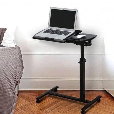 الترابيزه تيبل ديسك  متحركه بعجل سهله التطبيق والتخزين غير قابله للصدا