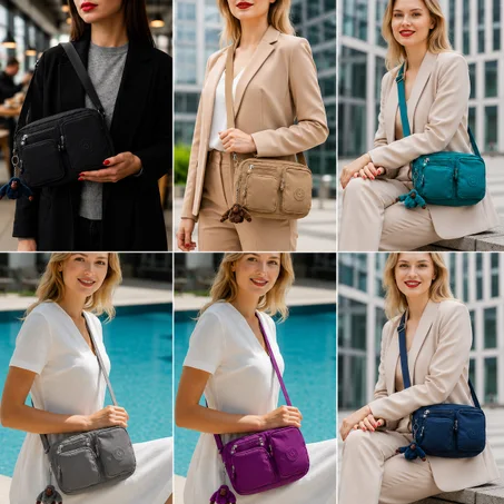 👜 شنطة kipling ♥️ هتبقى أكتر شنطة هتمسكيها كل يوم! ♥️🥰✨ خفيفة، شيك، تساعدك فتنظيم كل حاجتك 🥰.