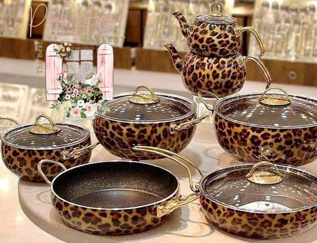 طقم الحلل التركى التايجر الوهمي فخامه تركيه لا توصف  ❤️