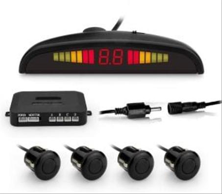 طقم حساسات وايرلس لاصطفاف السيارة لجميع أنواع السيارات مع شاشة توجيه