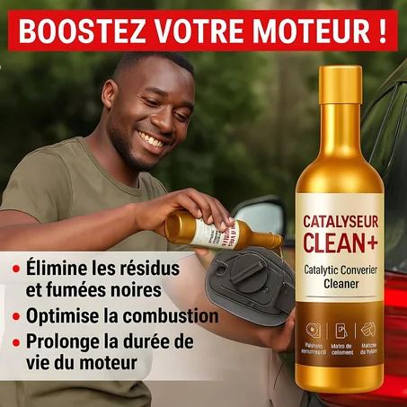 Nettoyant Catalytique Puissant de Voiture pour Réduire la Consommation de Carburant, Éliminer Rapidement les Dépôts et Booster la Performance du votre Moteur CI