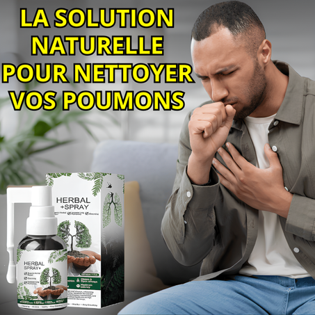 Spray Respiratoire Herbal pour Nettoyez Vos Poumons Naturellement et Respirez Libre Chaque Jour