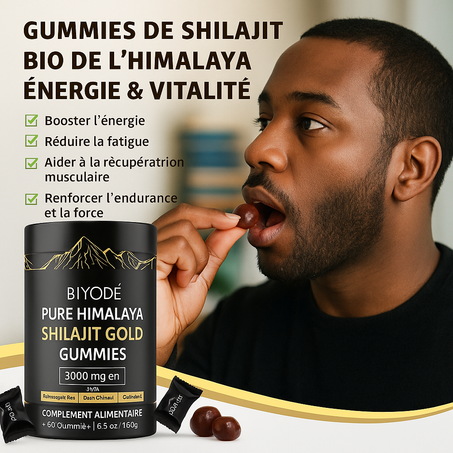 Shilajit Power Boost Gummies: Déchaînez Votre Puissance Intérieure BIYODE Gummies GB