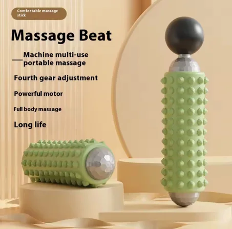 Roller Massage Stick – مساج عميق للجسم مع دوران واهتزاز