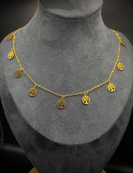 VALORA – Collier Ras du Cou Arbres de Vie Élégantes, Nouvelle Collection 2024