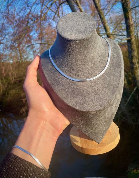 VALORA – Pack collier + gourmette serpent pour hommes et femmes, nouvelle collection 2025