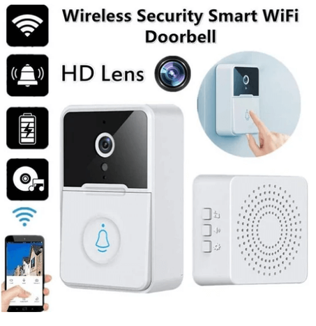 Sonnette Vidéo Intelligente WiFi – Sécurité HD Sans Fil et Contrôle à Distance - GUINNE