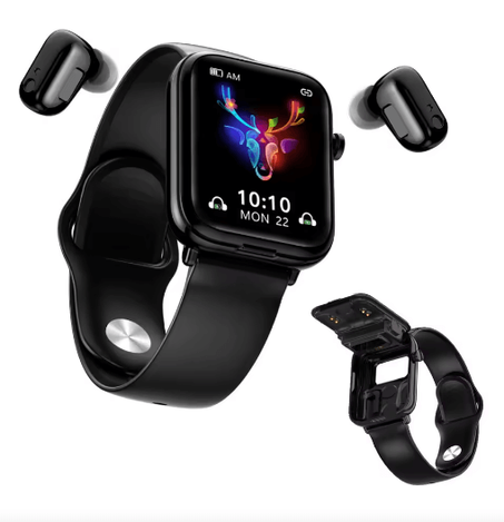 Montre Intelligente X8S – Smartwatch & Écouteurs 2-en-1, Style et Innovation - GUINNE