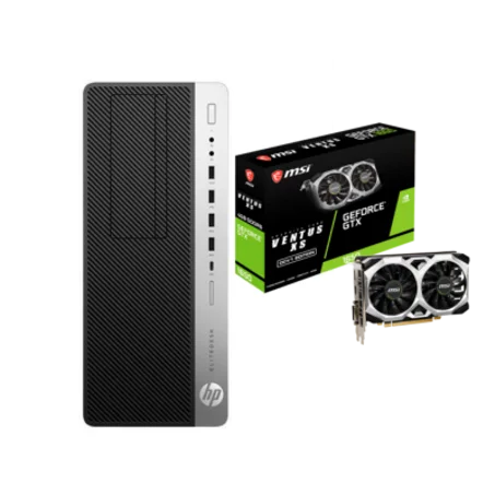 Hp Prodesk 600 G3 Core i5-6500 8Go 256 SSD Et 500 HDD Gtx 1650