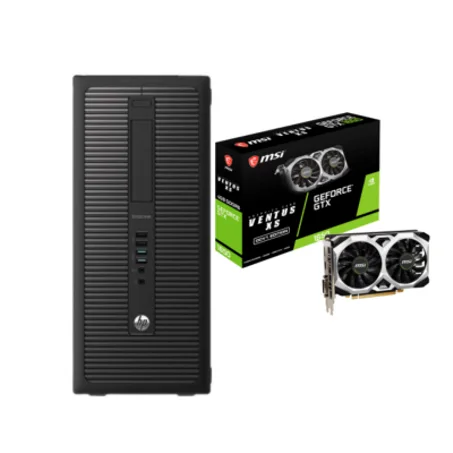 Pc Gamer Hp Core i7-4790 Up To 4 Ghz 8Go 256 SSD 500 HDD Gtx 1650 D6