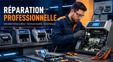 Réparation Professionnelle de Machines de Gestion du Cash au Maroc
