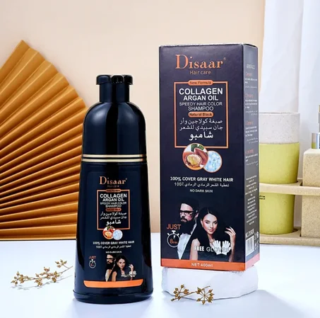 شامبو تلوين الشعر السريع بزيت الأرغان