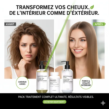 Pack Traitement Complet Sans Sulfat Sans paraben ultimate