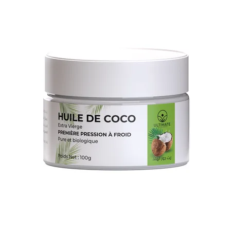 Huile de coco multi usage .Cheveux & peau