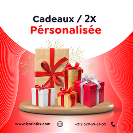 CADEAUX / 2X PERSSONALISE