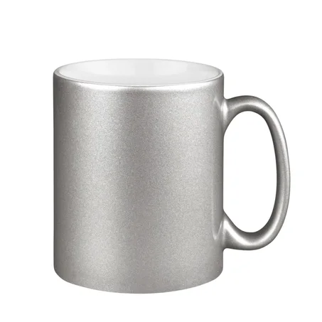MUG EN CERAMIQUE EFFET METALISE MIROIR