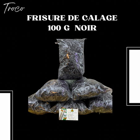 SAC FRISURE  100G COULEUR NOIR