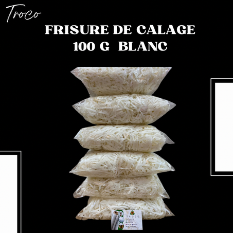 SAC FRISURE  100G COULEUR BLANC