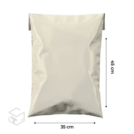 Mailing bag 100 unitès blanc 35X45 CM+4CM
