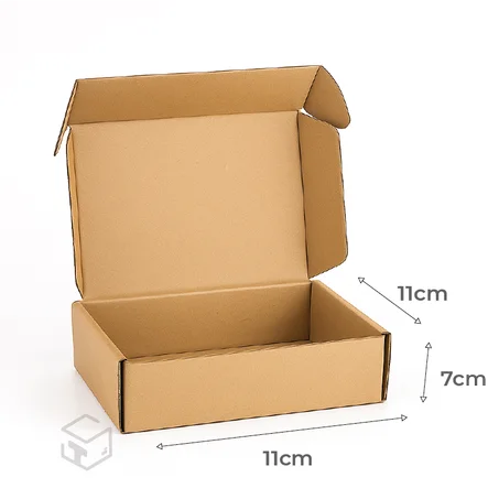 Boite carton kraft   11x7x11 cm