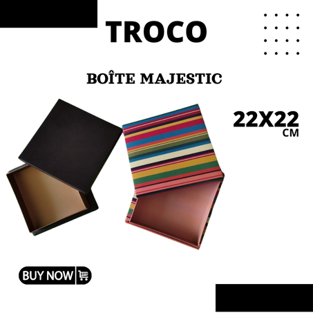 boite Majestic 22x22 cm