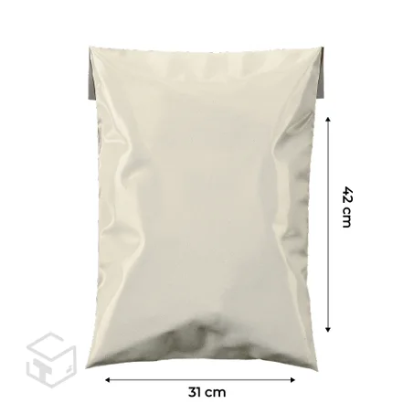 Mailing bag 100 unitès blanc 31x42 CM+4CM